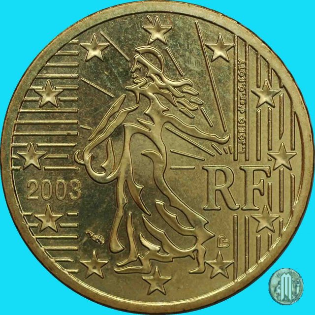 50 centesimi di Euro 2003 (Parigi)