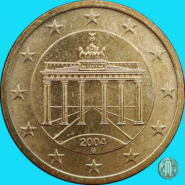 50 centesimi di Euro 2004 (Karlsruhe)