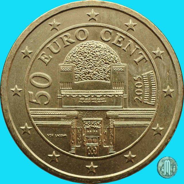 50 centesimi di Euro 2005 (Vienna)