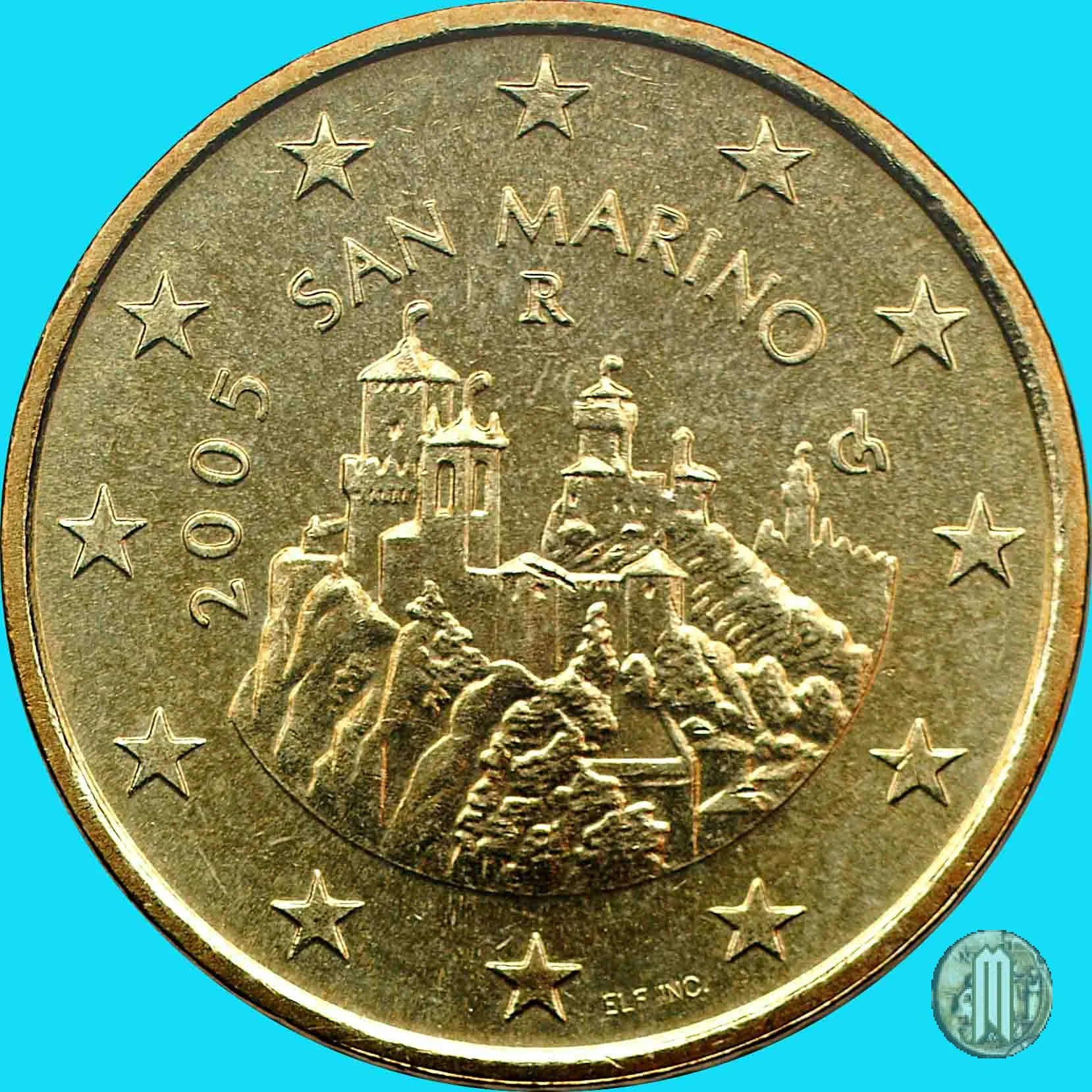 50 centesimi di Euro 2005 (Roma)