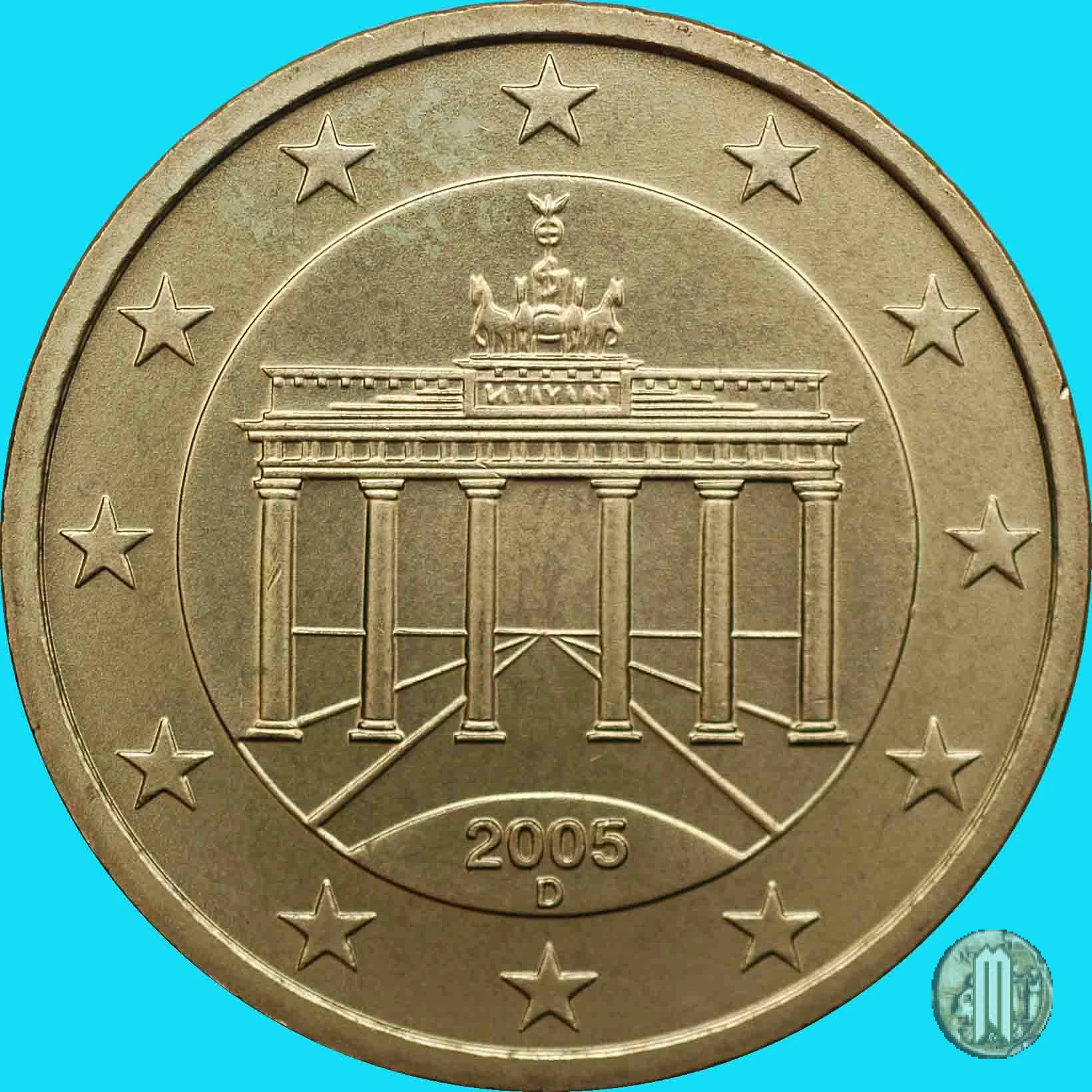 50 centesimi di Euro 2005 (Monaco)