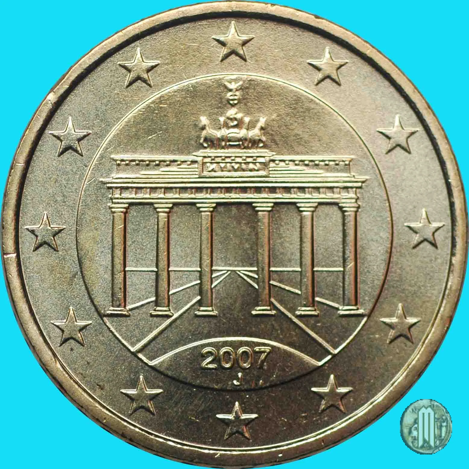 50 centesimi di Euro 2007 (Amburgo)
