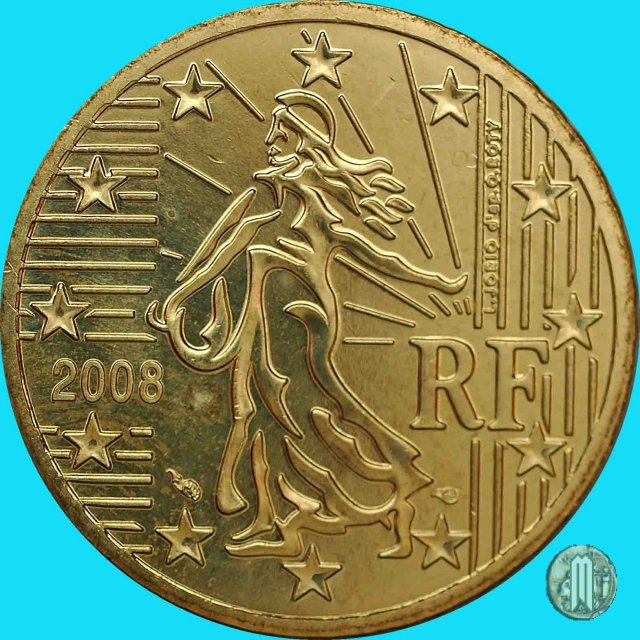 50 centesimi di Euro 2008 (Parigi)