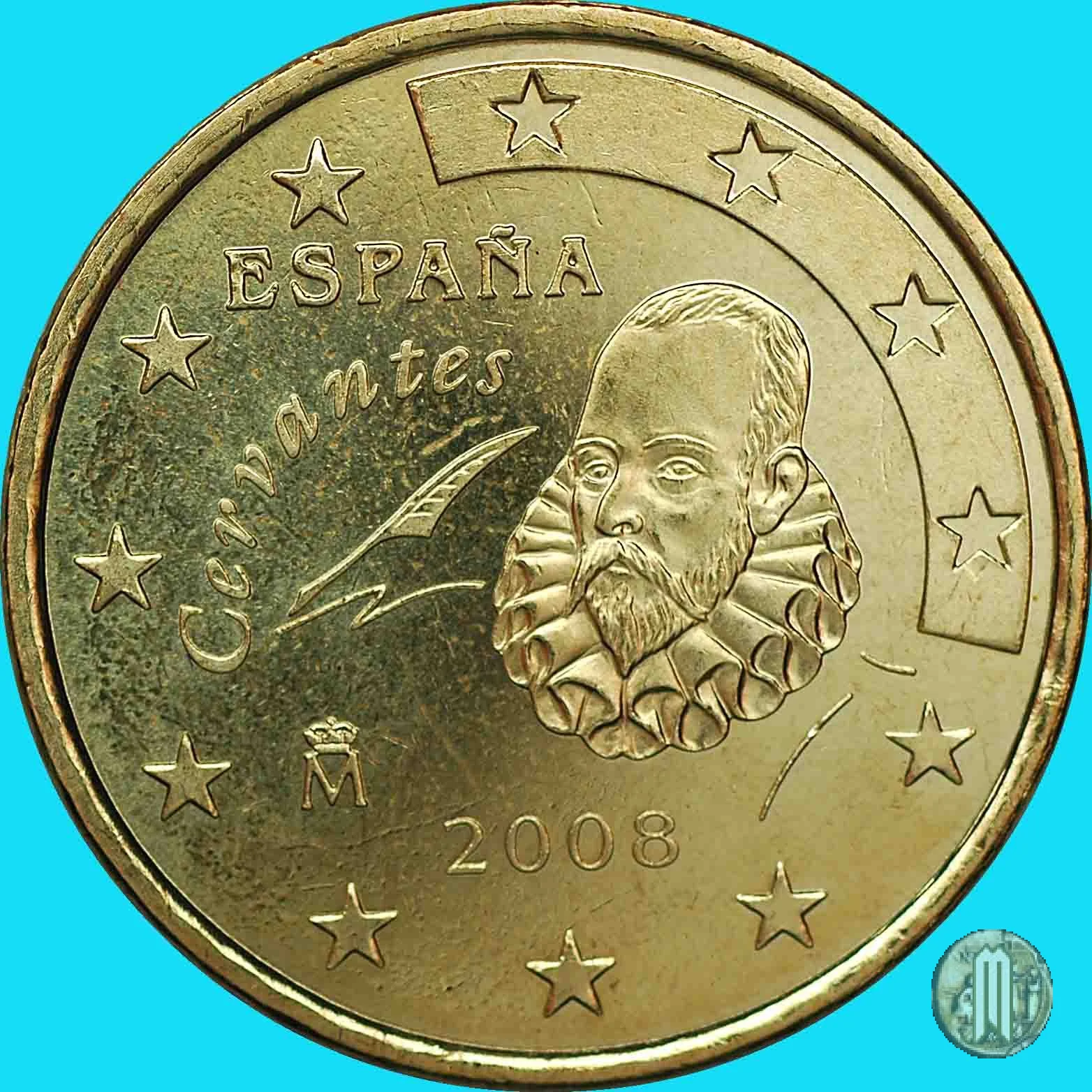 50 centesimi di Euro 2008 (Madrid)