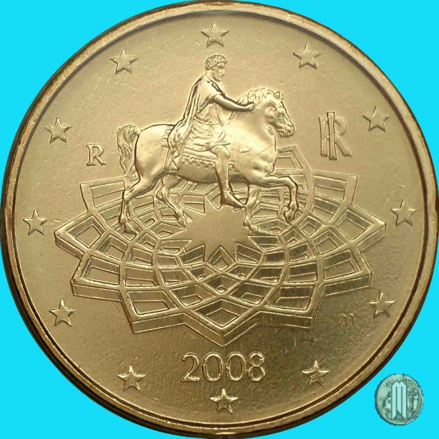 50 centesimi di Euro 2008 (Roma)