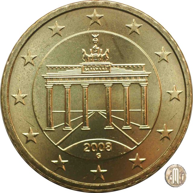 50 centesimi di Euro 2008 (Karlsruhe)