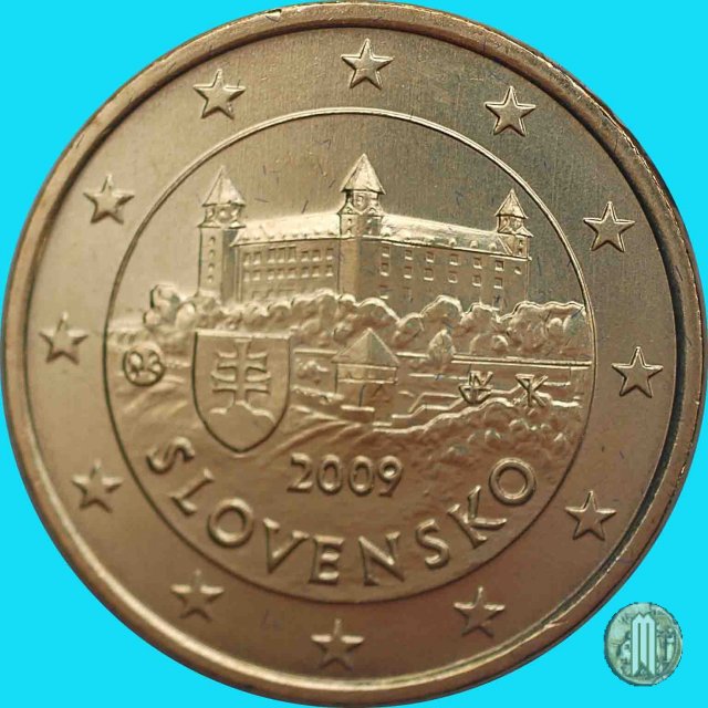 50 centesimi di Euro 2009 (Kremnica)