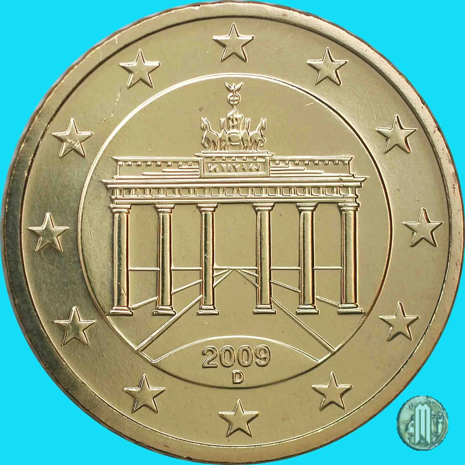 50 centesimi di Euro 2009 (Monaco)