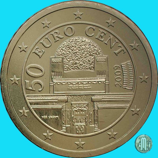 50 centesimi di Euro 2009 (Vienna)