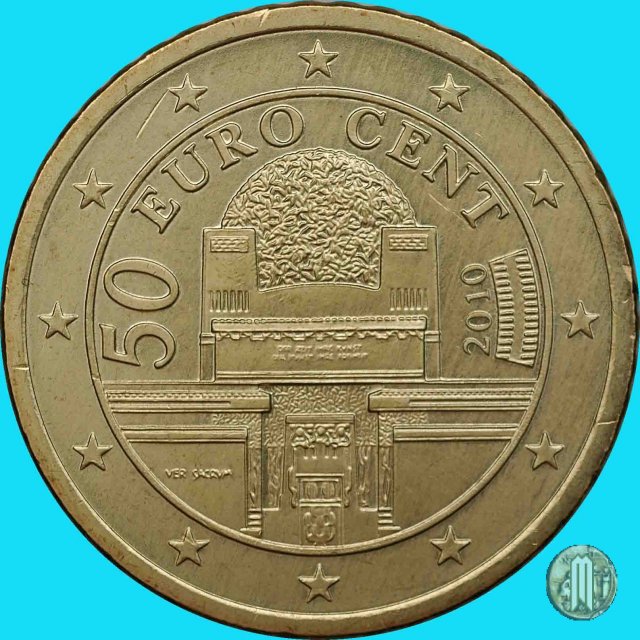 50 centesimi di Euro 2010 (Vienna)