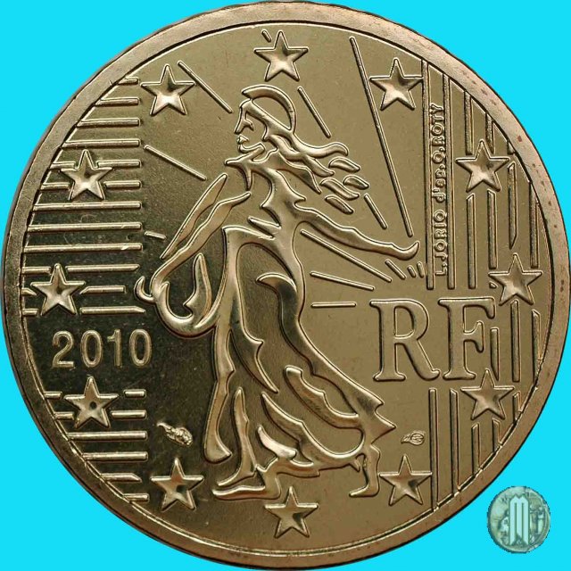 50 centesimi di Euro 2010 (Parigi)