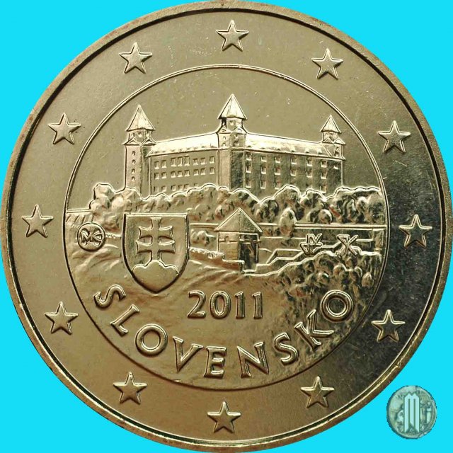 50 centesimi di Euro 2011 (Kremnica)