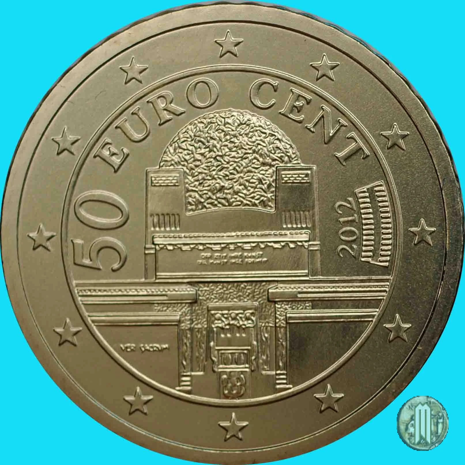 50 centesimi di Euro 2012 (Vienna)