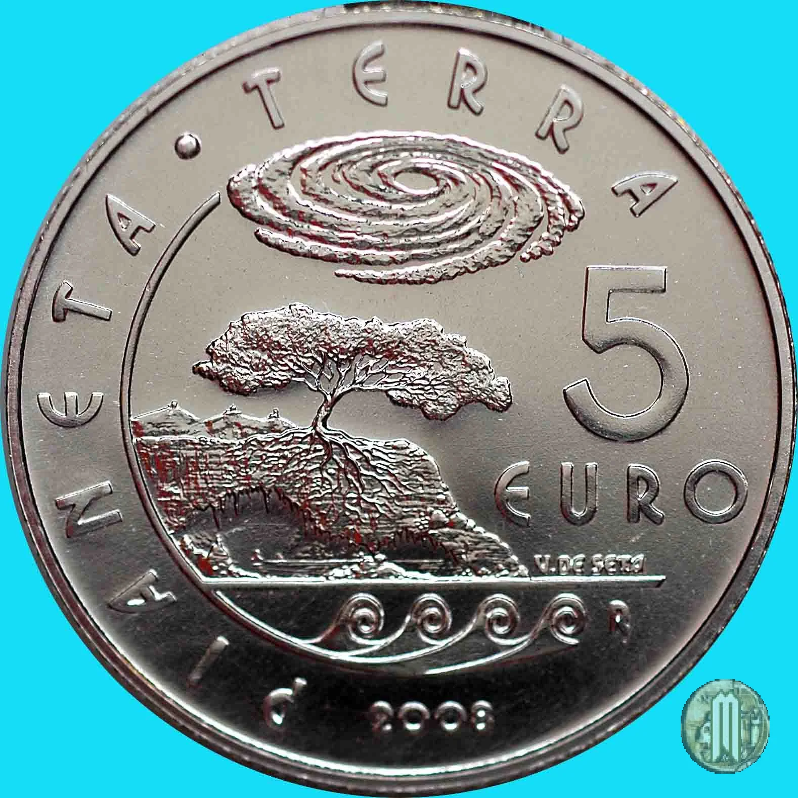 5 Euro 2008 Anno Internazionale del Pianeta Terra 2008 (Roma)
