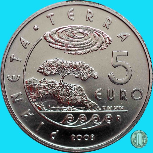 5 Euro 2008 Anno Internazionale del Pianeta Terra 2008 (Roma)