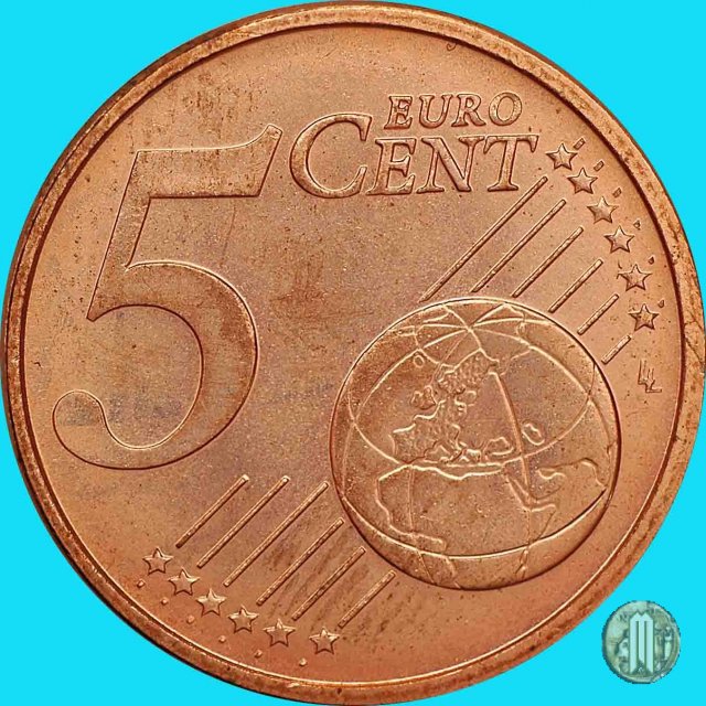 5 centesimi di Euro 1999 (Utrecht)