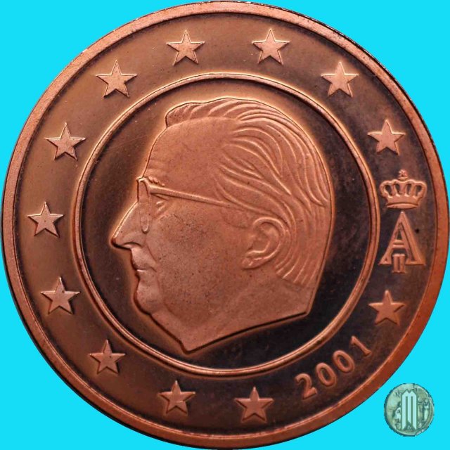 5 centesimi di Euro 2001 (Bruxelles)