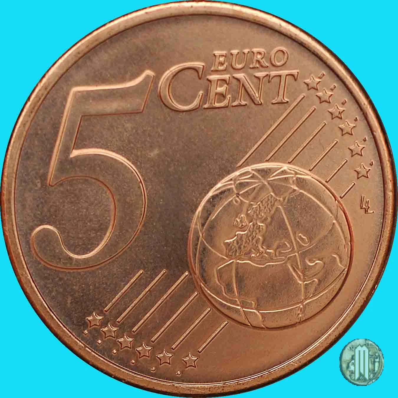5 centesimi di Euro 2002 (Roma)