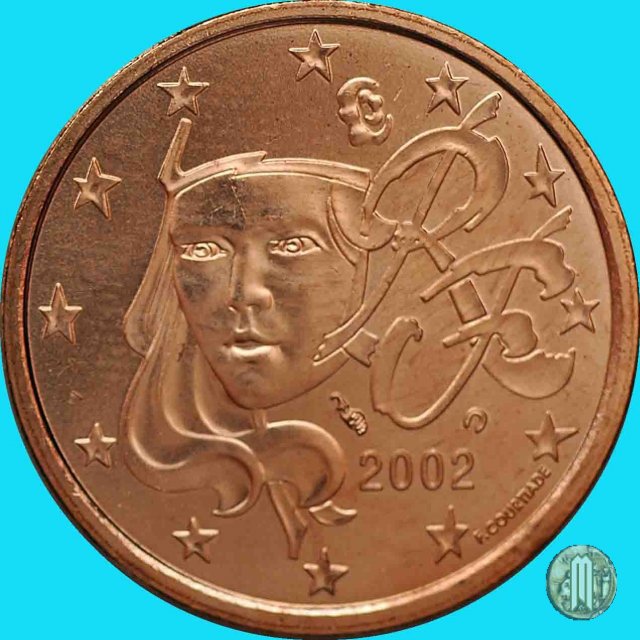 5 centesimi di Euro 2002 (Parigi)