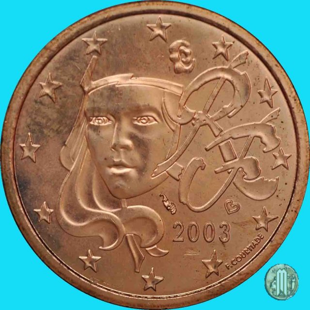 5 centesimi di Euro 2003 (Parigi)