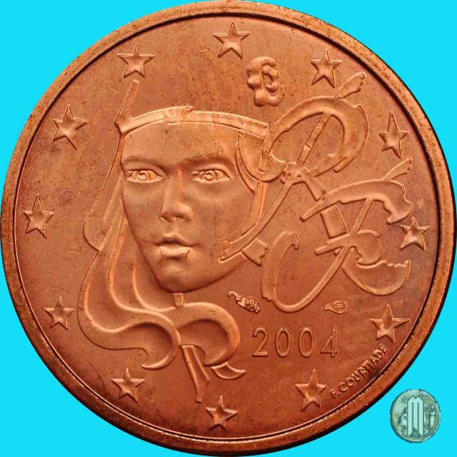 5 centesimi di Euro 2004 (Parigi)