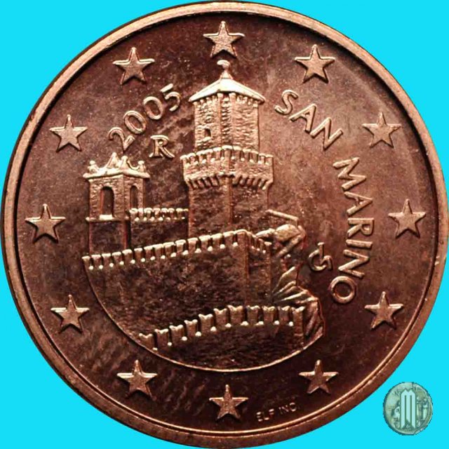 5 centesimi di Euro 2005 (Roma)