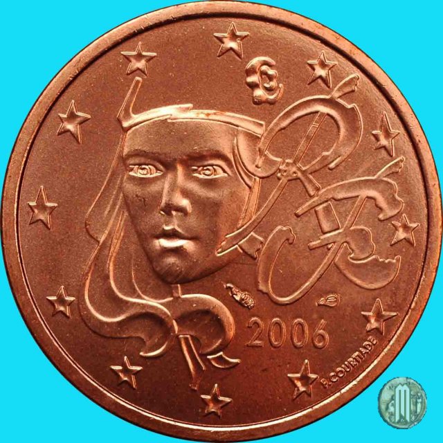 5 centesimi di Euro 2006 (Parigi)