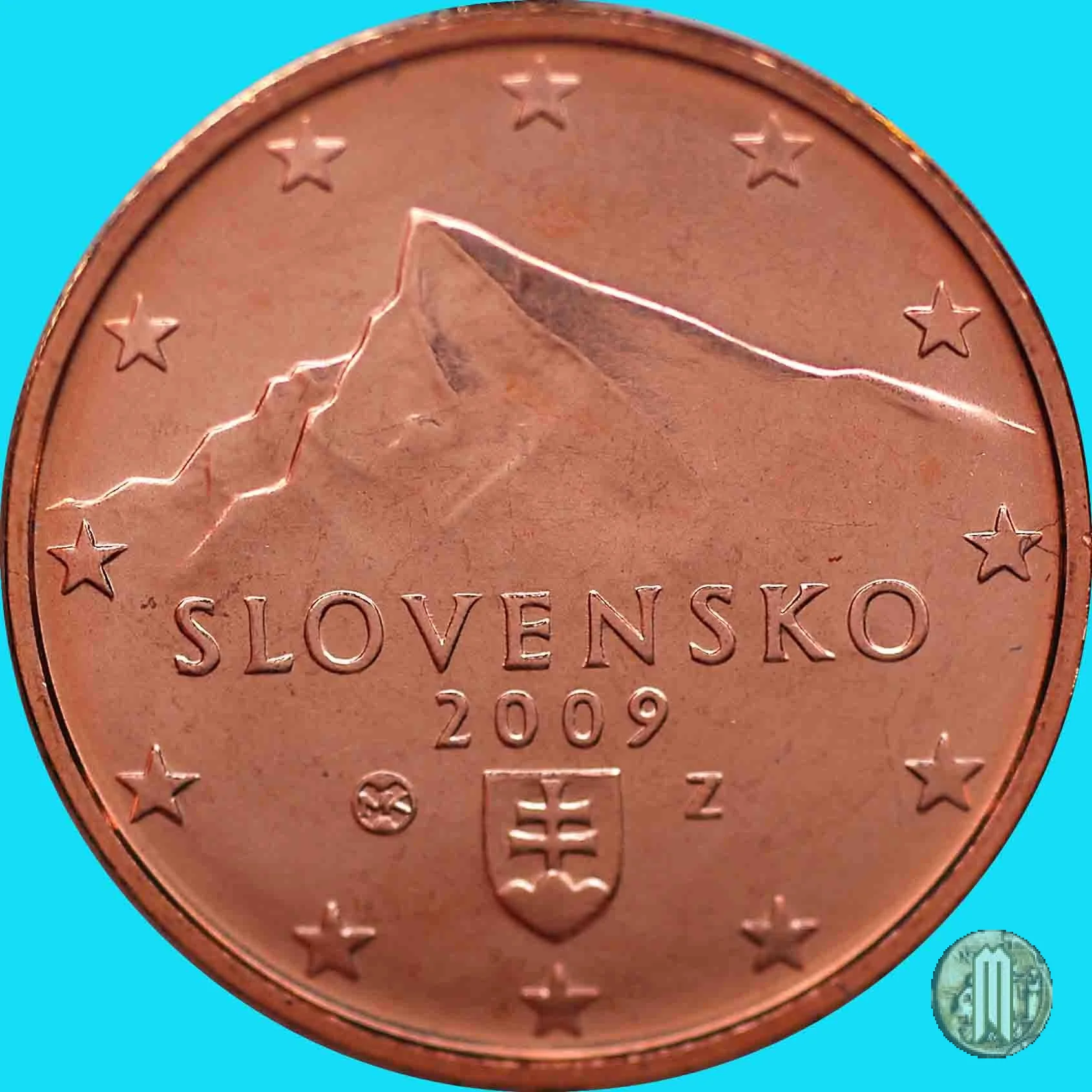 5 centesimi di Euro 2009 (Kremnica)