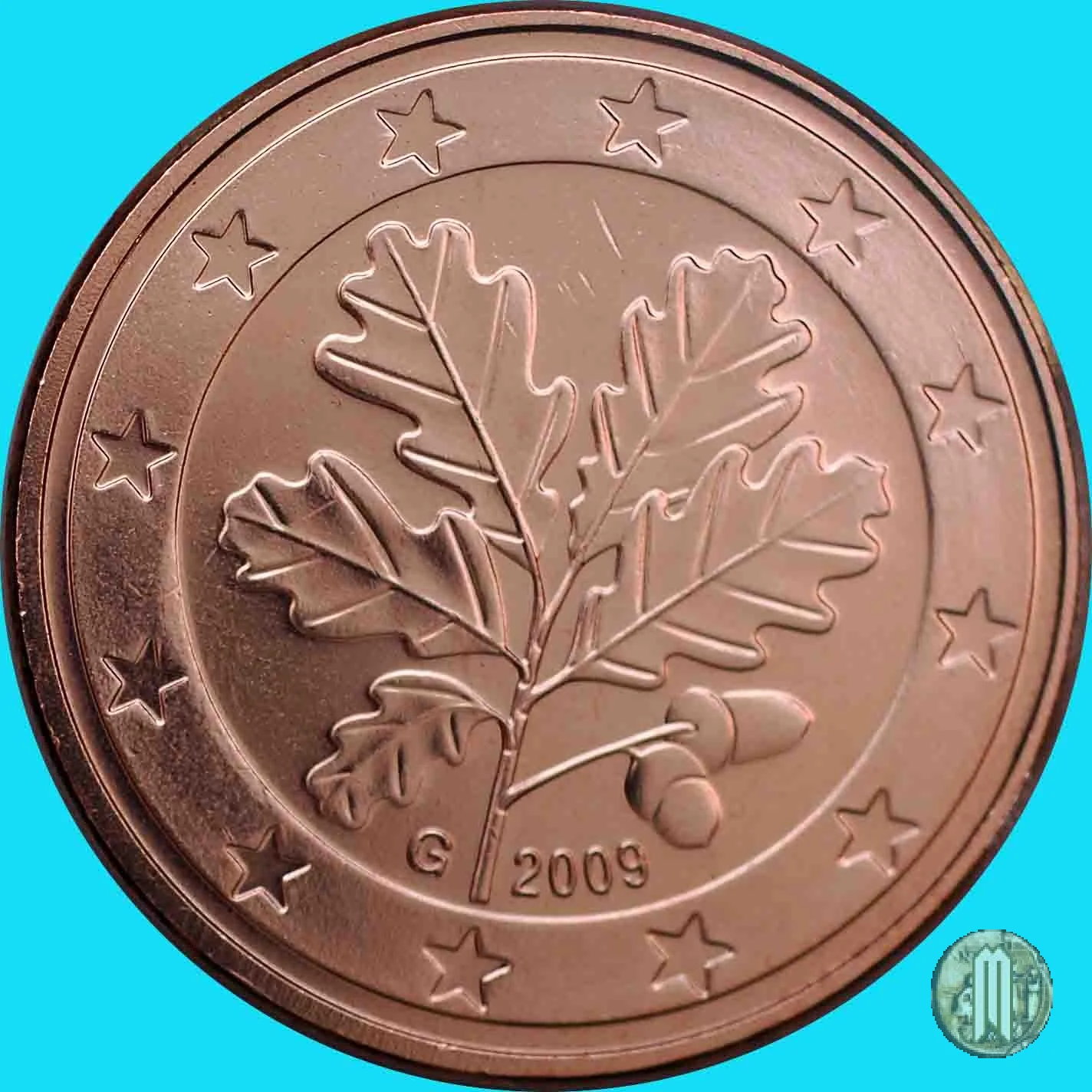 5 centesimi di Euro 2009 (Karlsruhe)