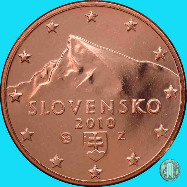 5 centesimi di Euro 2010 (Kremnica)