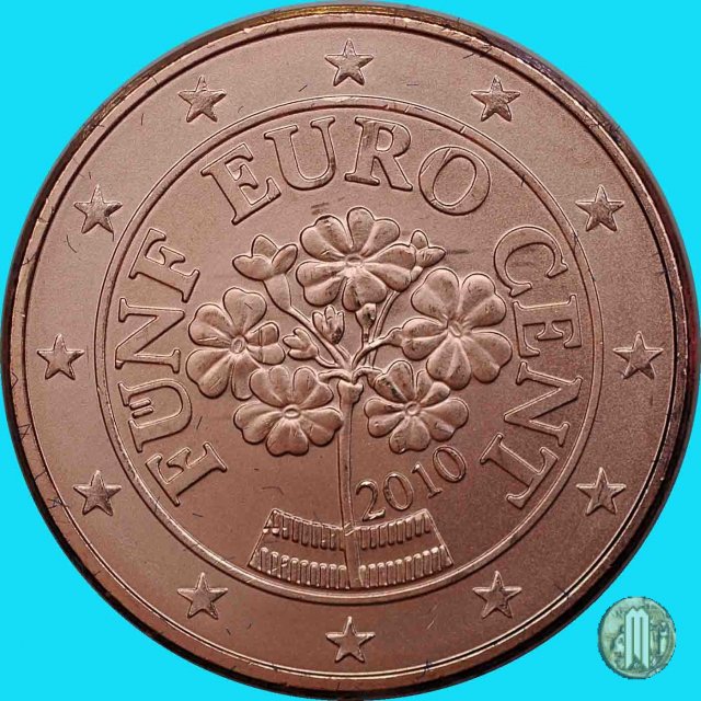 5 centesimi di Euro 2010 (Vienna)