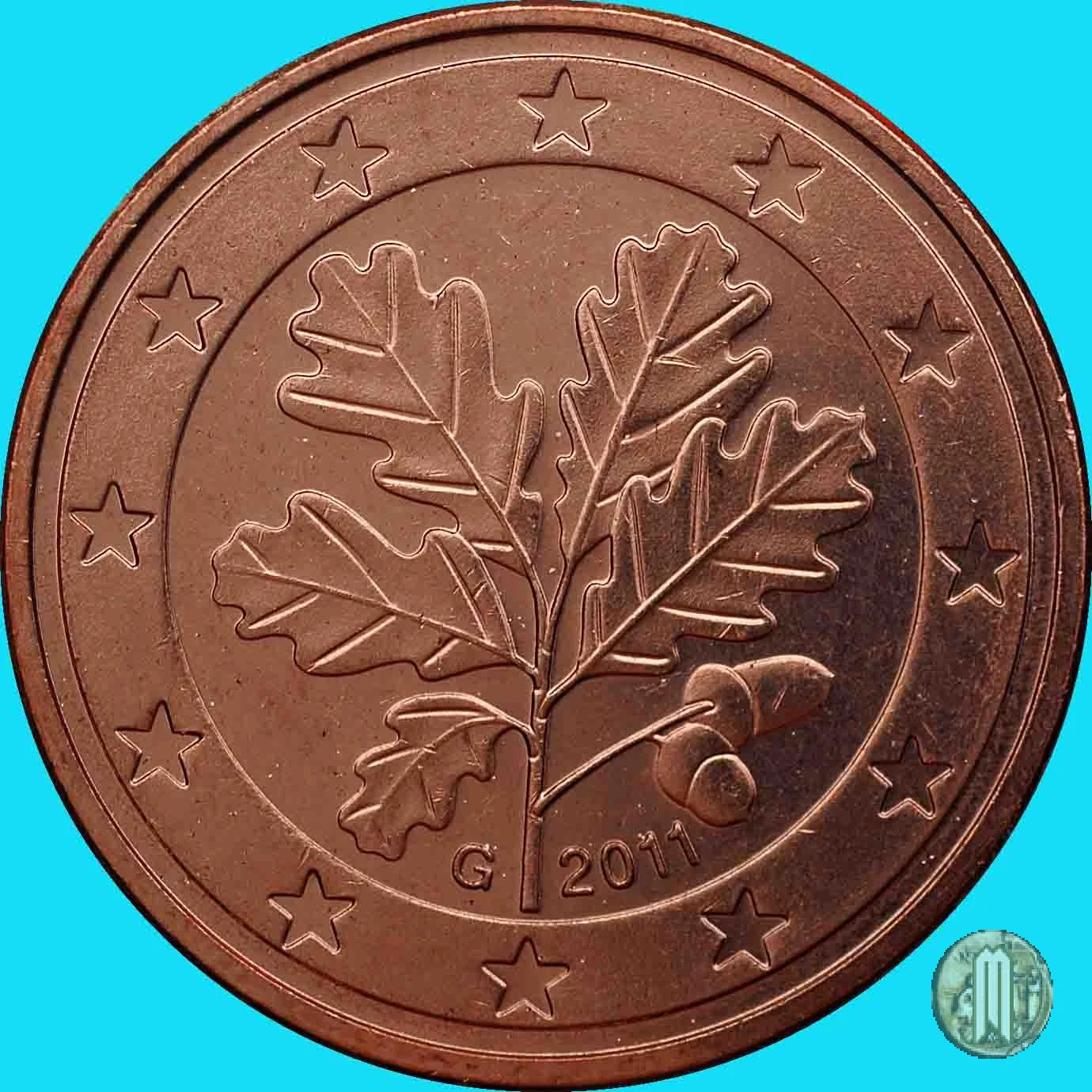 5 centesimi di Euro 2011 (Karlsruhe)