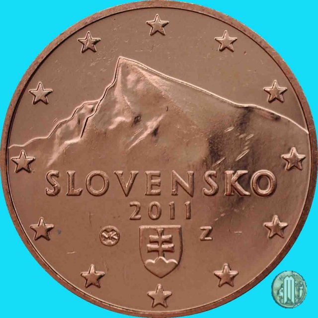 5 centesimi di Euro 2011 (Kremnica)