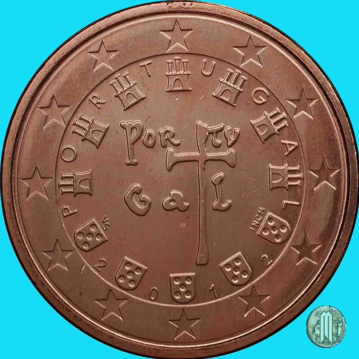 5 centesimi di Euro 2012 (Lisbona)