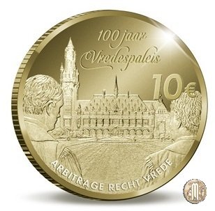 10 Euro 2013 100 anni Palazzo della Pace 2013 (Utrecht)