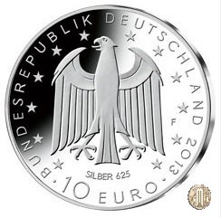 10 Euro 2013 200. Geburtstag Georg Büchner (200° compleanno) 2013 (Stoccarda)