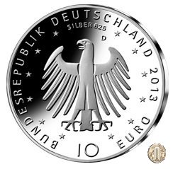 10 Euro 2013 200. Geburtstag Richard Wagner“ (200° compleanno) 2013 (Monaco)