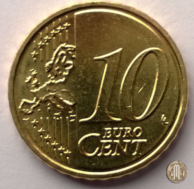 10 centesimi di Euro 2015 (Vilnius)