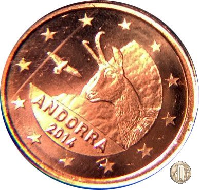 1 centesimo di Euro 2014 (Madrid)