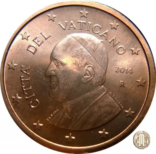 1 centesimo di Euro 2014 (Roma)