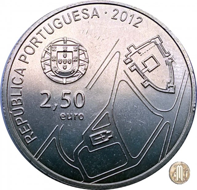 2,5 Euro Patrimonio Mundial Unesco - Guimaraes 2012 (Lisbona)