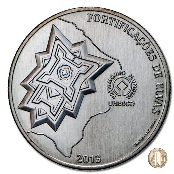 2,5 Euro Patrimonio Unesco - Fortificacoes de Elvas 2013 (Lisbona)