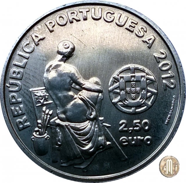 2,5 Euro Pintores europeus - Josè Malhoa (EUSP) 2012 (Lisbona)