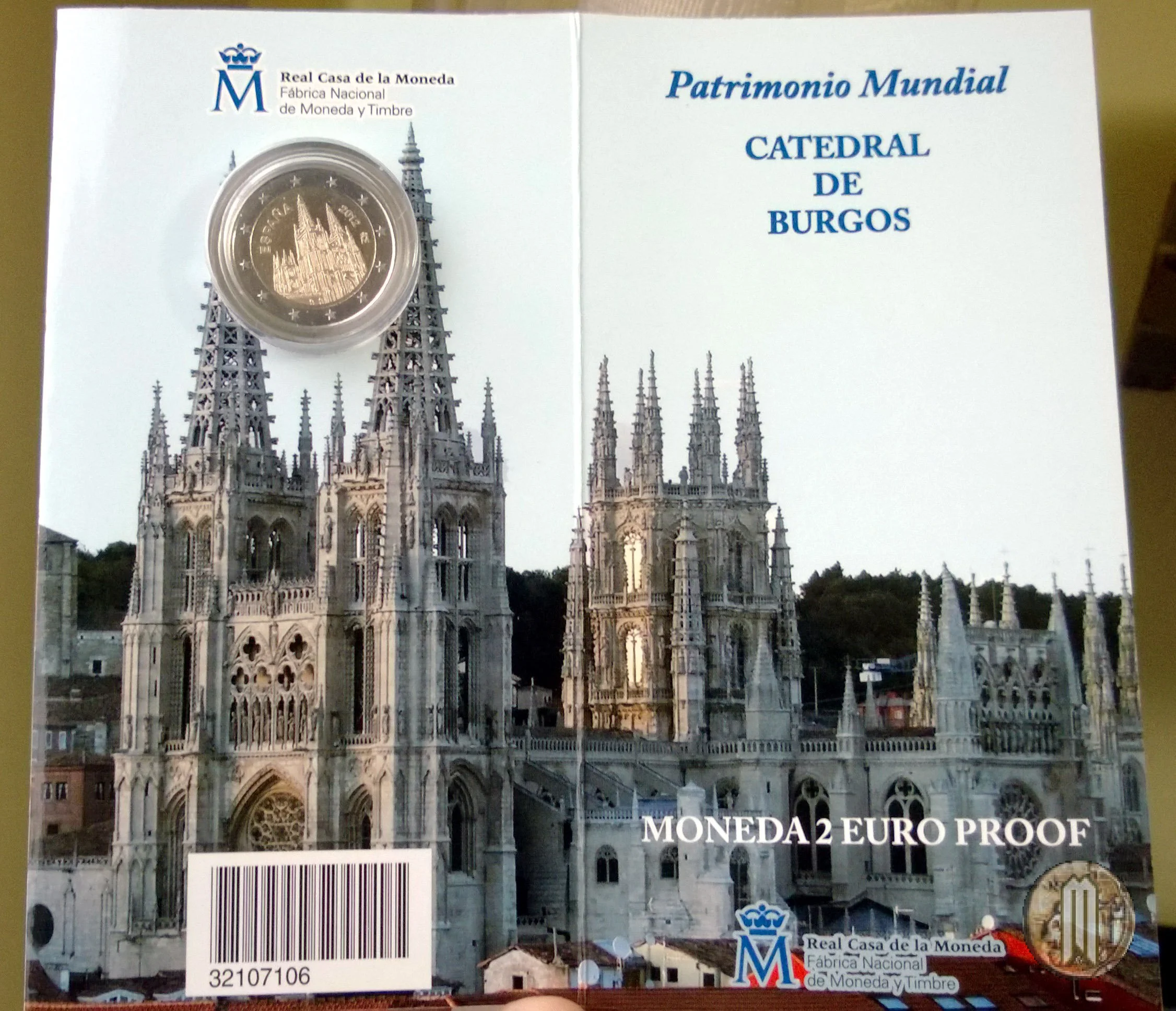 2 Euro 2012 Cattedrale di Burgos 2012 (Madrid)