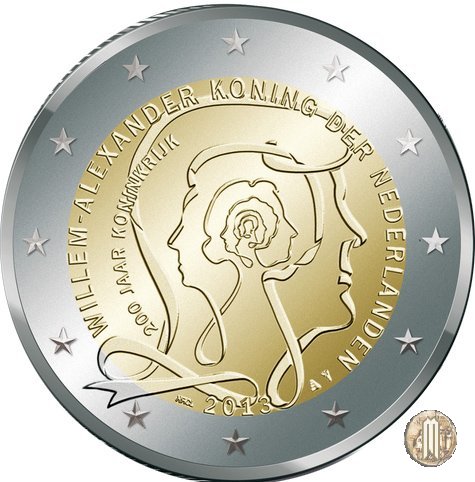 2 Euro 2013 200 anni del regno di Olanda 2013 (Utrecht)