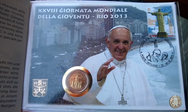 2 Euro 2013 XXVIII Giornata mondiale della gioventú 2013 (Roma)