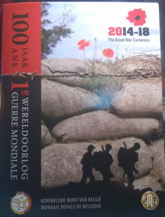 2 Euro 2014 100° anniversario Prima Guerra Mondiale 2014 (Bruxelles)
