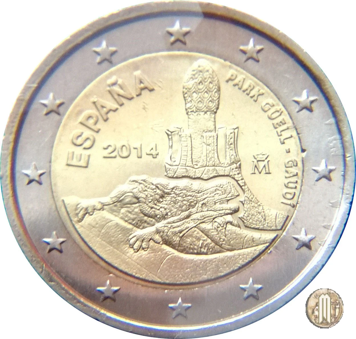 2 Euro 2014 Park Guell - Gaud&iacute; 2014 (Madrid)