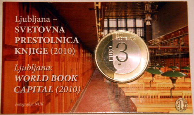 3 Euro 2010 Ljubljana: Capitale Mondiale del Libro 2010 (Vantaa)