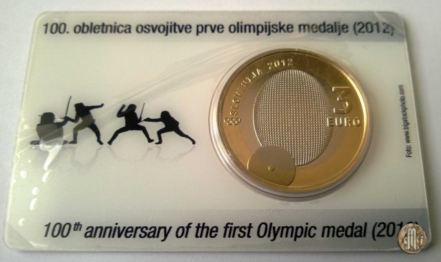 3 Euro 2012 Prima medaglia olimpica 2012 (Kremnica)